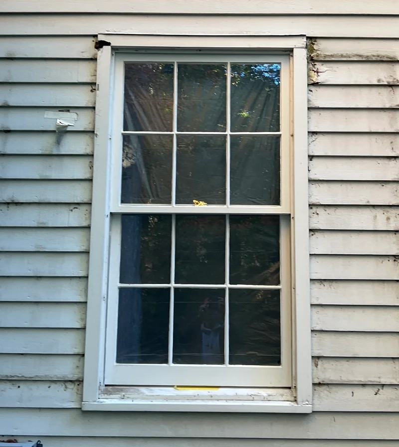 Double hung windows in bad shape